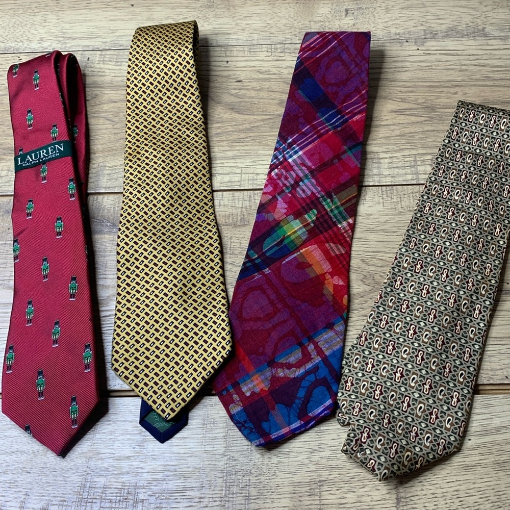 Bundle of 4 Mens Neckties